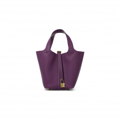 HERMES PICOTIN LOCK 18 TAURILLON CLEMENCE H056289CCP9 (18*18*13cm)